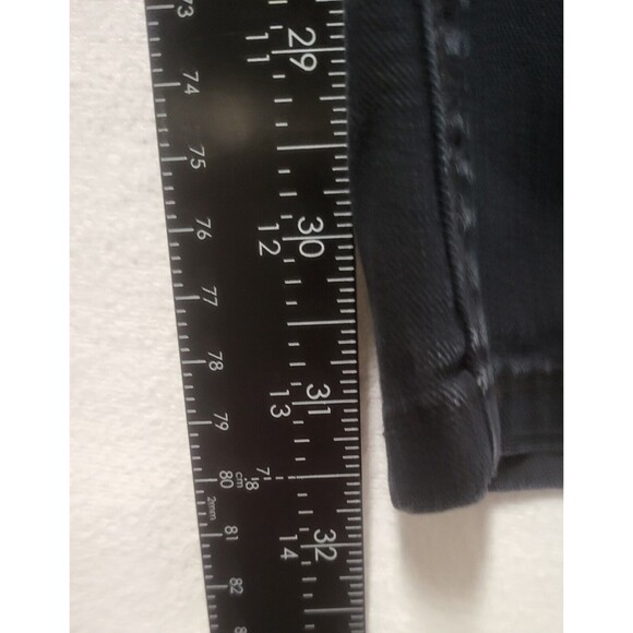 Signature by Levi Women's Bootcut Black Jeans EUC Size 12L - Picture 7 of 8